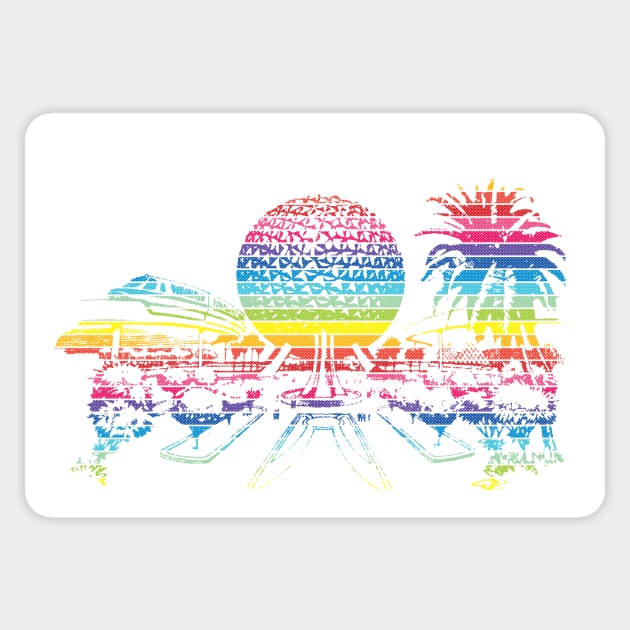 Great Big Colorful Tomorrow Sticker by Heyday Threads